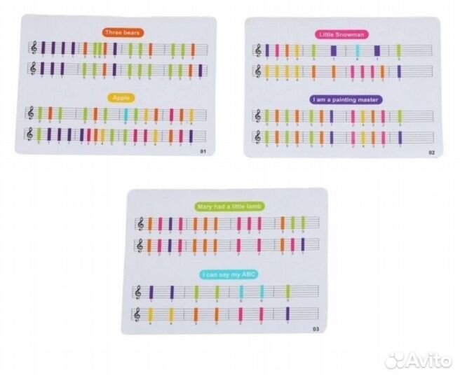 Развивающие игрушки металлофон