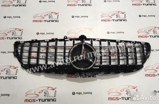 Решетка Mercedes CLS Black W218 GT 14-18 г