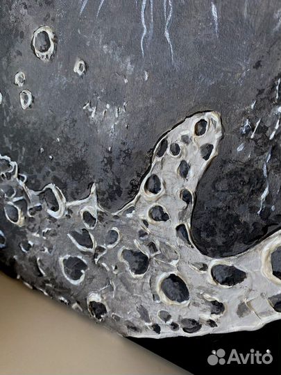 Текстурная картина «Луна»