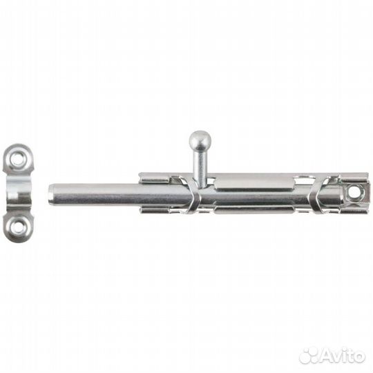 Шпингалет накладной 90 мм цинк (3214)