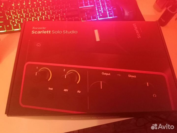 Студийный набор Focusrite Scarlet Solo Studio 4gen
