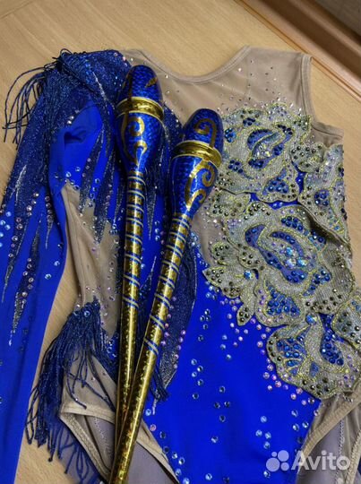 Обмотка предметов для художественной гимнастики