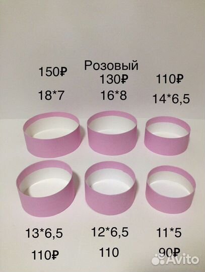 Коробочки круглые