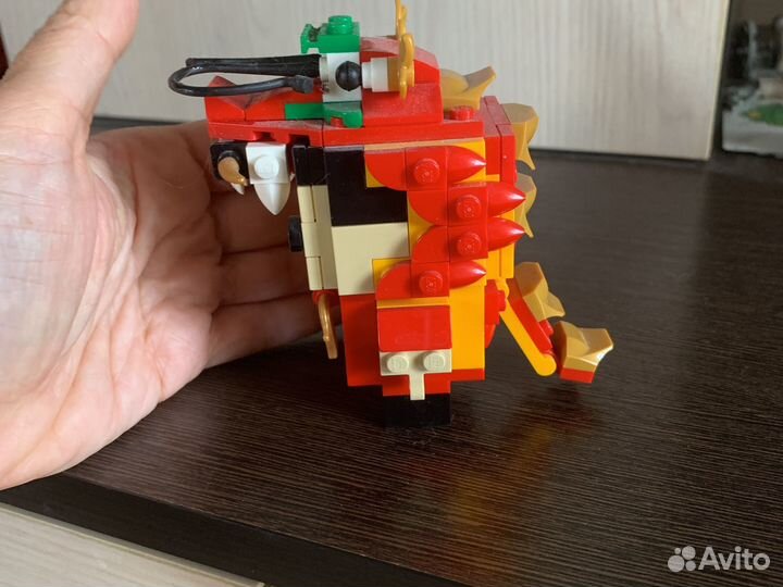 Lego brick headz 40354 дракон денс гай