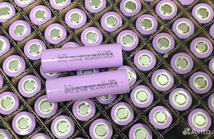 Аккумулятор 21700, 4800 mah, Tesla, 5000mah