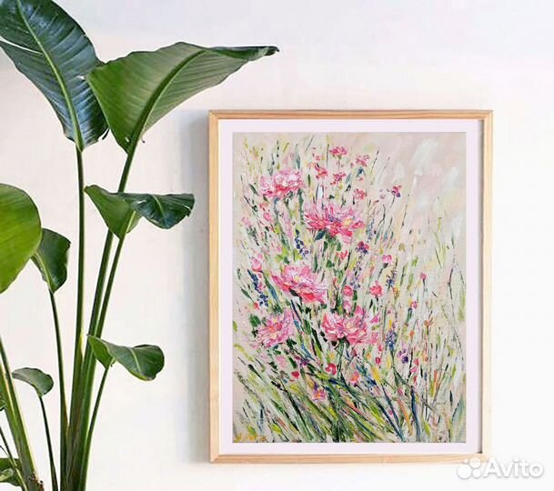 Цветы картина маслом на холсте Белгород картины