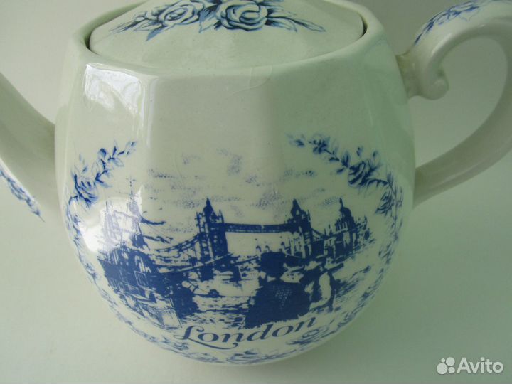 Большой английский чайник london клеймо англия