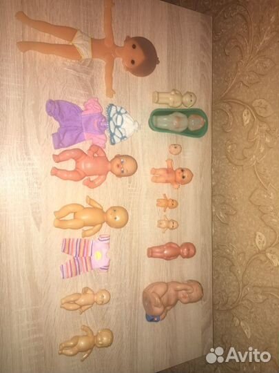 Игрушки, пупсы времен СССР