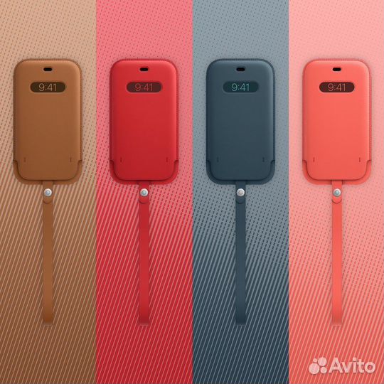 Apple iPhone 12 Leather Sleeve MagSafe