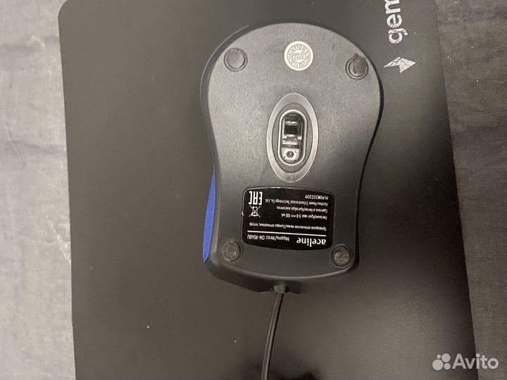 Мышка для компьютера с ковриком новая