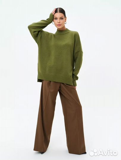 Свитер оверсайз вязаный