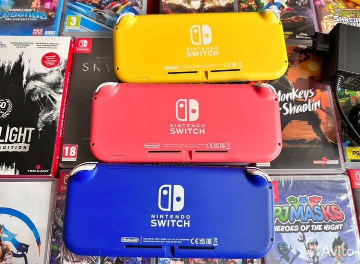 Nintendo Switch Lite + 350 игр