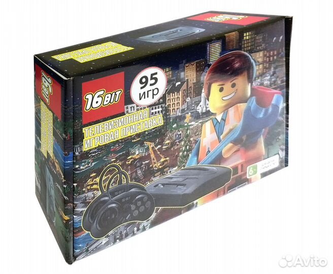 Sega игровая приставка 16bit Classic lego 95 игр