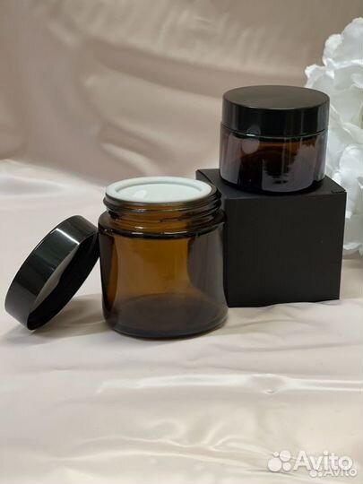 Банки стеклянные коричневые 50 мл опт/розница