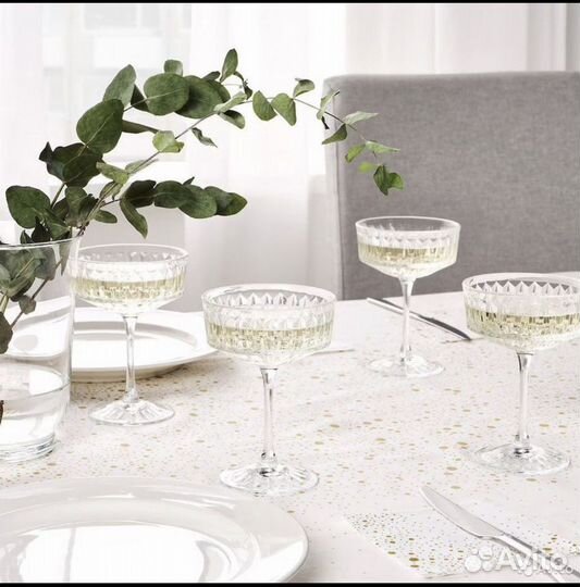 Бокалы для шампанского sallskaplig IKEA