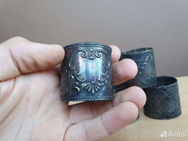 Салфетницы серебро СССР