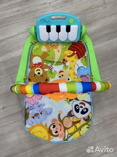 Развивающий детский коврик музыкальный