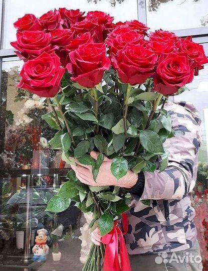 Высокие розы