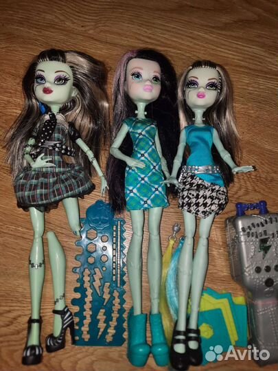 Монстер Хай Клео,Рошель,Гулия,Френки,Спектра,Вульф