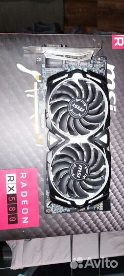 Видеокарта MSI RX 580 Armor 8g