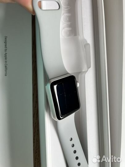 Часы apple watch 3 silver 38 mm