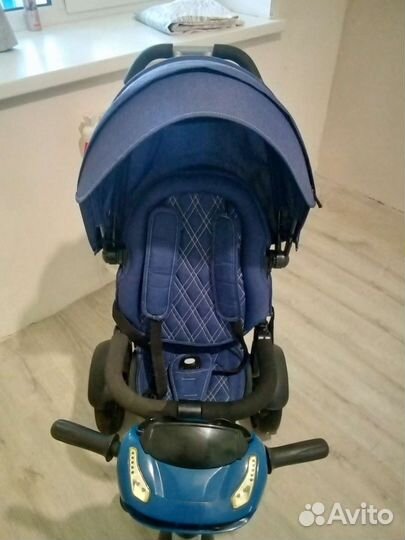 Детский велосипед с родительской ручкой