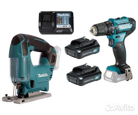 Makita CLX 237 Набор 12 Вольт Шуруповерт+лобзик