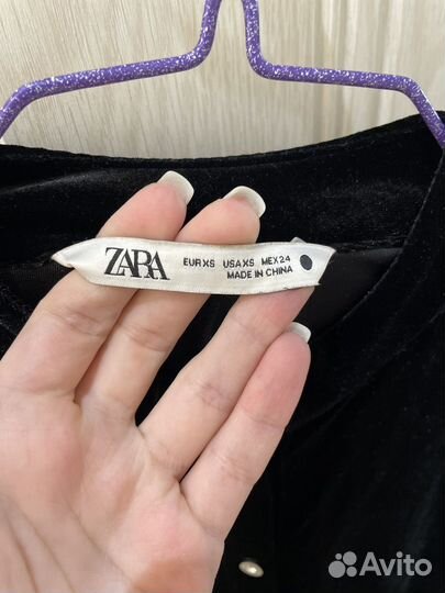 Платье zara вечернее (мини )р.хs