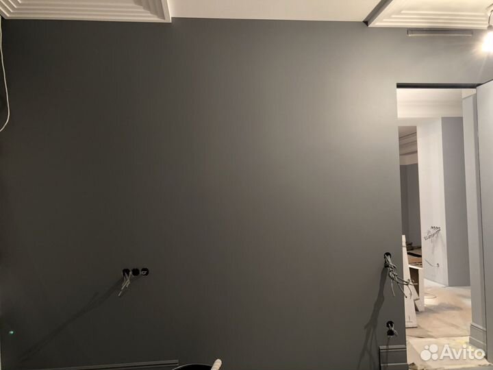 Покраска стен, ремонт квартир, поклейка обоев