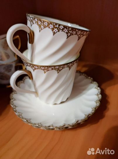 Чашка с блюдцем фарфор