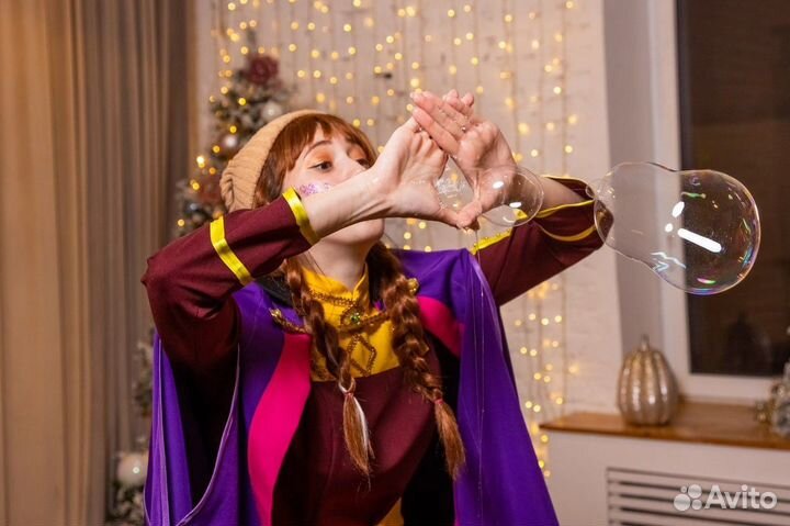 Шоу мыльных пузырей