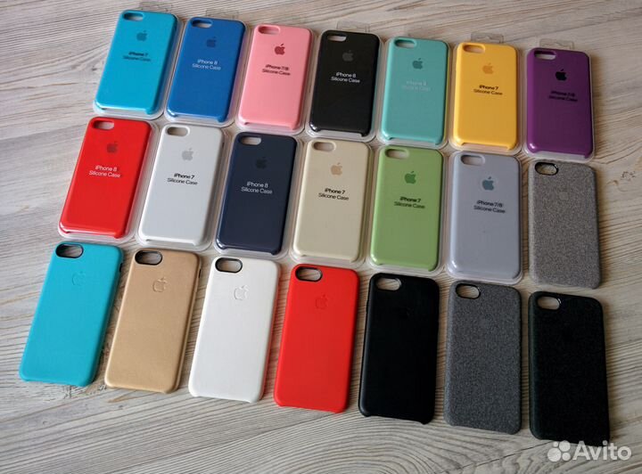 На iPhone 7 / 8 / se 2020 чехлы silicone case