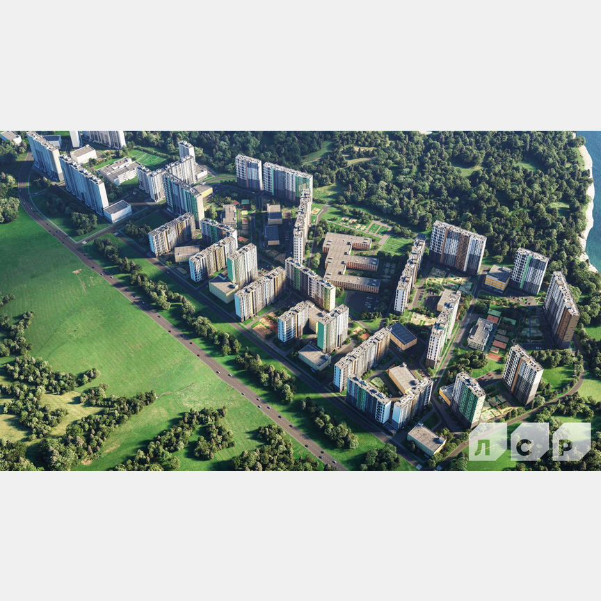 2-к. квартира, 55,3 м², 9/21 эт.