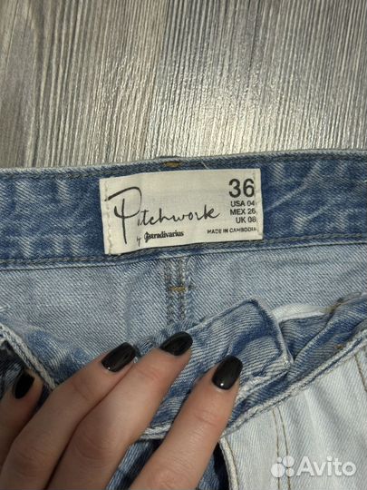 Юбка stradivarius джинсовая 36 размер