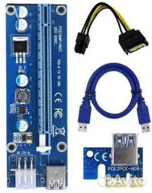 Райзер 006S (6pin/ 6пин питание
