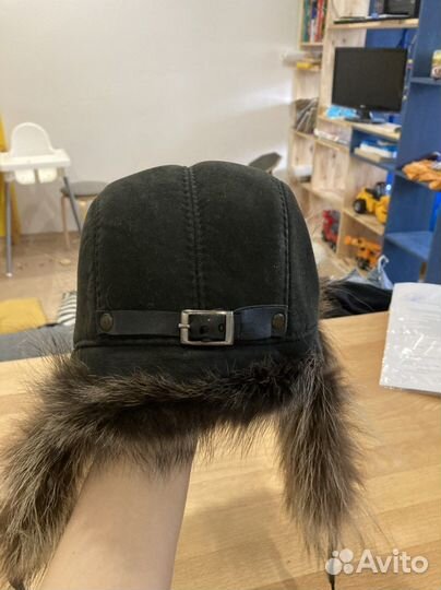 Шапка ушанка для мальчика 54-56