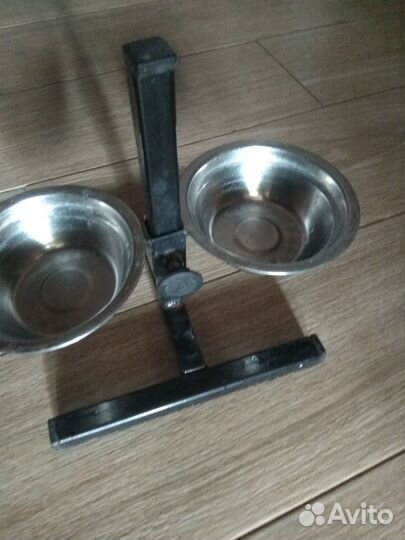 Миска для животных с подставкой регулируемая