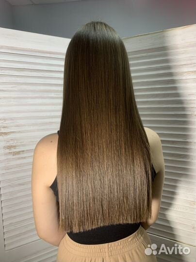 Кератиновое выпрямление