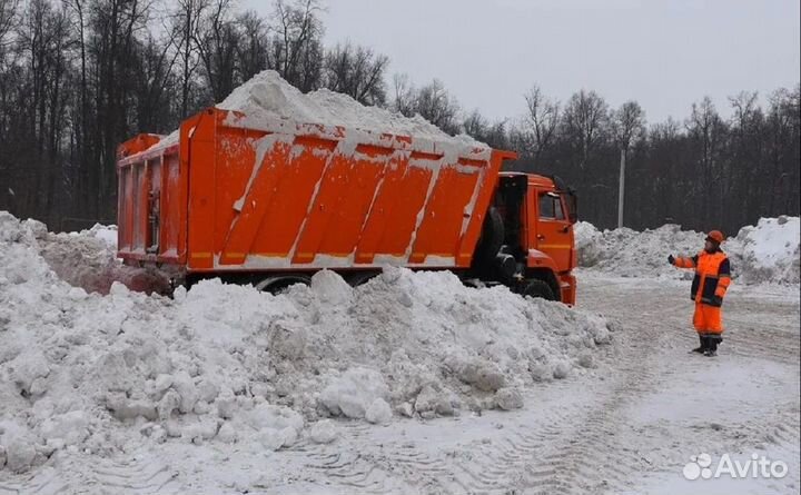 Уборка И вывоз снега 24/7 любой район