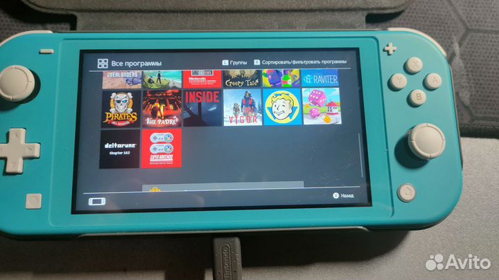 Nintendo Switch Lite с играми