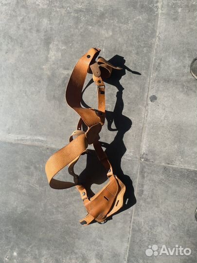 Кобура скрытого ношения. Наплечная. Кожа