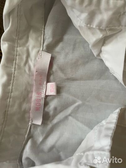 Блузка белая школьная 146