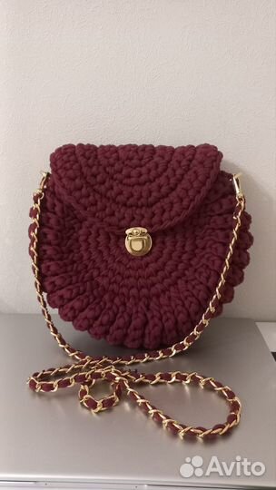 Сумка женская, через плечо, ручная работа