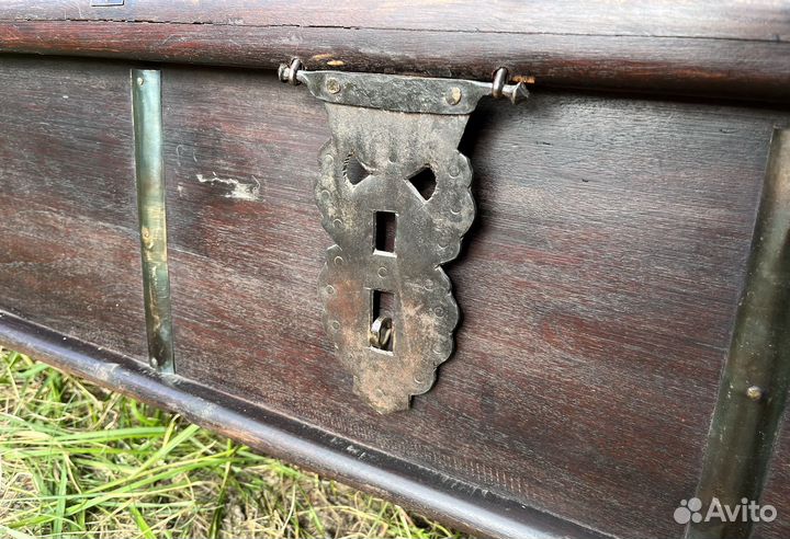 Сундук стол старинный красное дерево