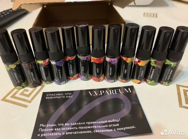 Духи стойкие масляные набор пробников 12 шт