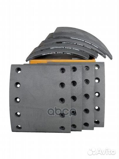 Z10701 накладки торм. STD 19032 17.5-10.8 420x