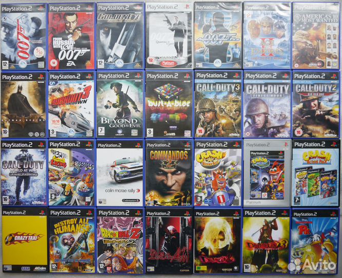 Лицензионные игры для PS2 (PAL) (1 часть - A-O)