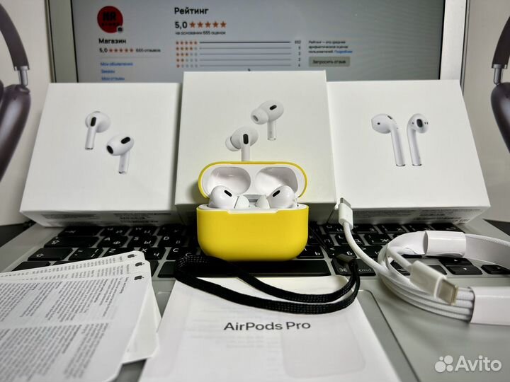 AirPods Pro 2 наушники беспроводные (type-c)