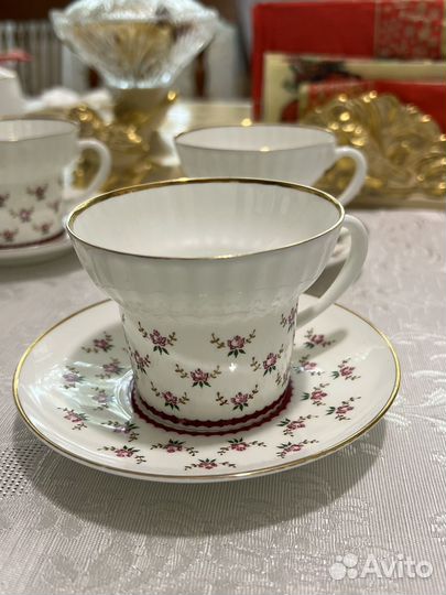 Чайный сервиз фарфор СССР внегр лфз 1950г