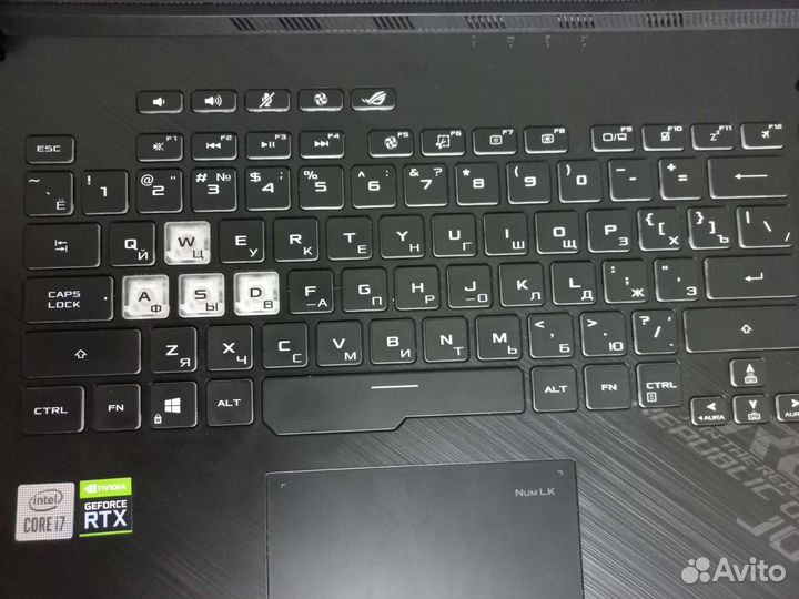 Игровой ноутбук asus rog strix G512L i7 RTX 2060